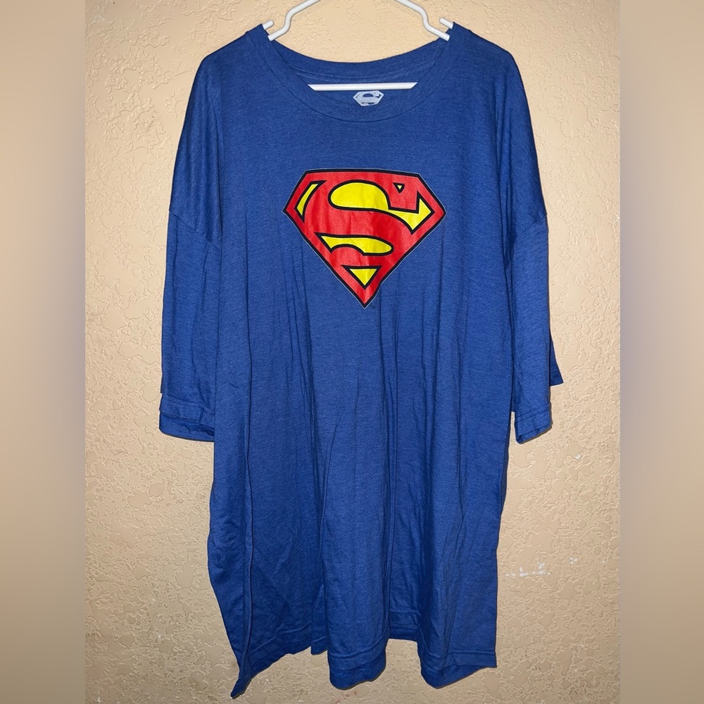 DC Blue Superman Logo Shirt